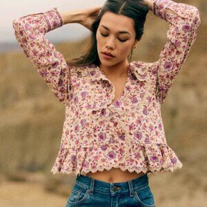 Sezane Alexiana Blouse, Size 40